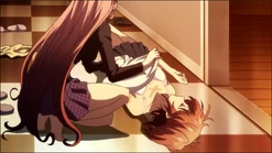 Isuke with Haru's unconscious body.