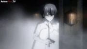 Tokaku's knife passes through Nio's illusion