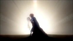 The death of Hitsugi in Chitaru's arms.