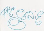 Genie's signature