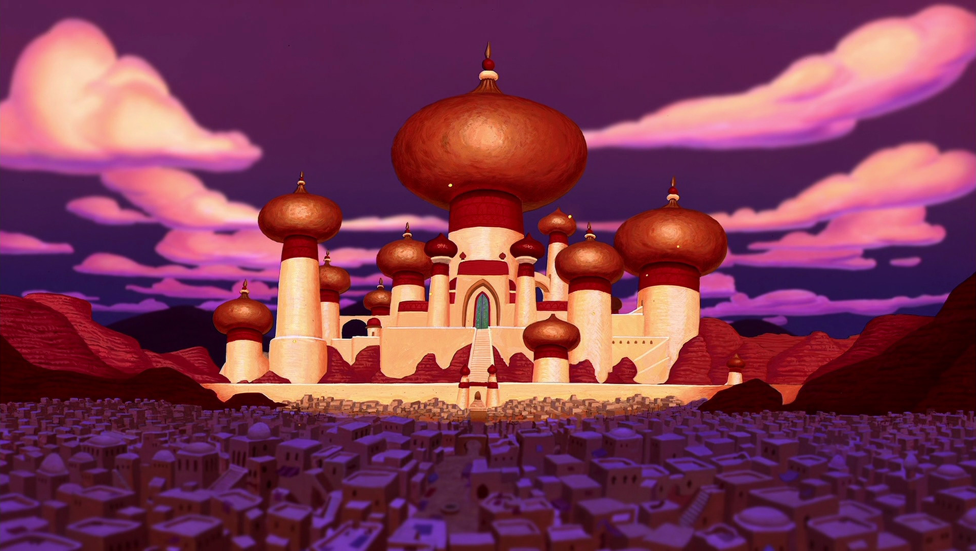 aladdin castle background