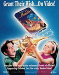 Aladdin VHS advertisment