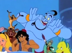 Genie with various Disney characters in House of Mouse