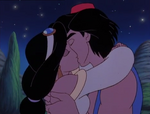 Aladdin and Jasmine officially reconcile.