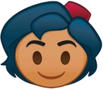 Aladdin's emoji for Disney Emoji Blitz.