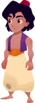 Aladdin in Kingdom Hearts χ