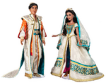 Jasmine and Aladdin Limited Edition Doll Set - Live Action Film - 17''