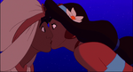 Aladdin & Jasmine (Surprise Kiss)