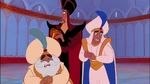 Sultan, Aladdin and Jafar offended by Jasmine's anger