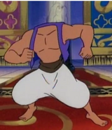 Aladdin's body