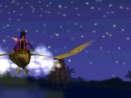 The Evil Sultan takes The real Sultan Of Agrabah to Jafar's Sister Nasira.