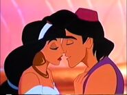 Aladdin 1993 VHS version-almost kiss