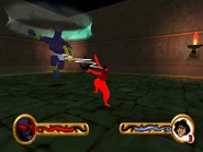 Aladdin Fights Anubis inside The Great Pyramid to rescue Princess Jasmine The Sultan's Daughter.