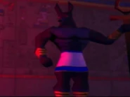 Anubis brought back to life before Aladdin Battle Anubis inside The Great Pyramid to saved Princess Jasmine from him.