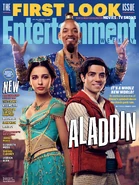 Will Smith on the cover of Entertainment Magazine promoting the live-action adaptation of Aladdin.