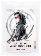 Limited edition Alan Walker signed collectible card given to Old Habits competition winners