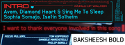 Baksheesh Bold font examples
