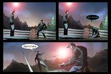 Hartman tricks the Taken Mott.