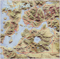 2010 Map of Bright Falls - the town and its surrounding areas