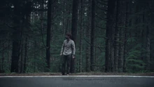 Jake on the middle of the road.