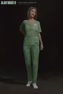 Rose nursing home outfit concept art by Oliver Odmark
