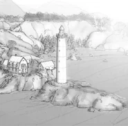 Concept art for Rain Cove Point Lighthouse