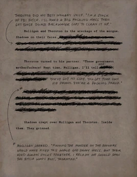 Deputies In The Morgue (manuscript)