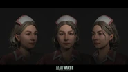 Renders of Rose's face model