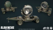 Renders of the searchlight in Alan Wake Remastered