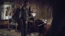 Deputy Mulligan sees Jake's destroyed motel room.