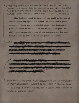 Mocha's Funeral (manuscript)