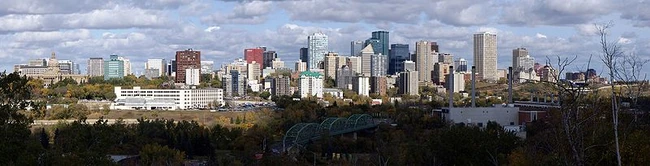 Panorama d'Edmonton.
