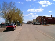 La Main Street de Carstairs.