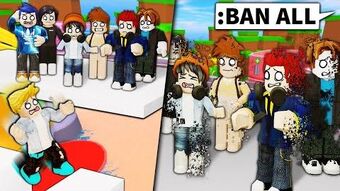 I Use Roblox Admin To Ban Everyone If This Noob Can T Do The Obby Albertsstuff Wiki Fandom - roblox banned games that you can still play by flamingo