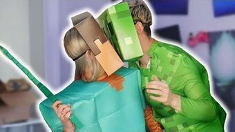 Albert Flamingo Gets His First Kiss Playing Roblox Albertsstuff Wiki Fandom - people in roblox kissing games