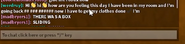 One of Werdruy's chat messages.