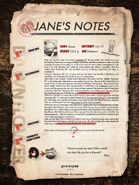 Jane's Notes