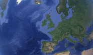 Westeuropa Satellit Testkarte