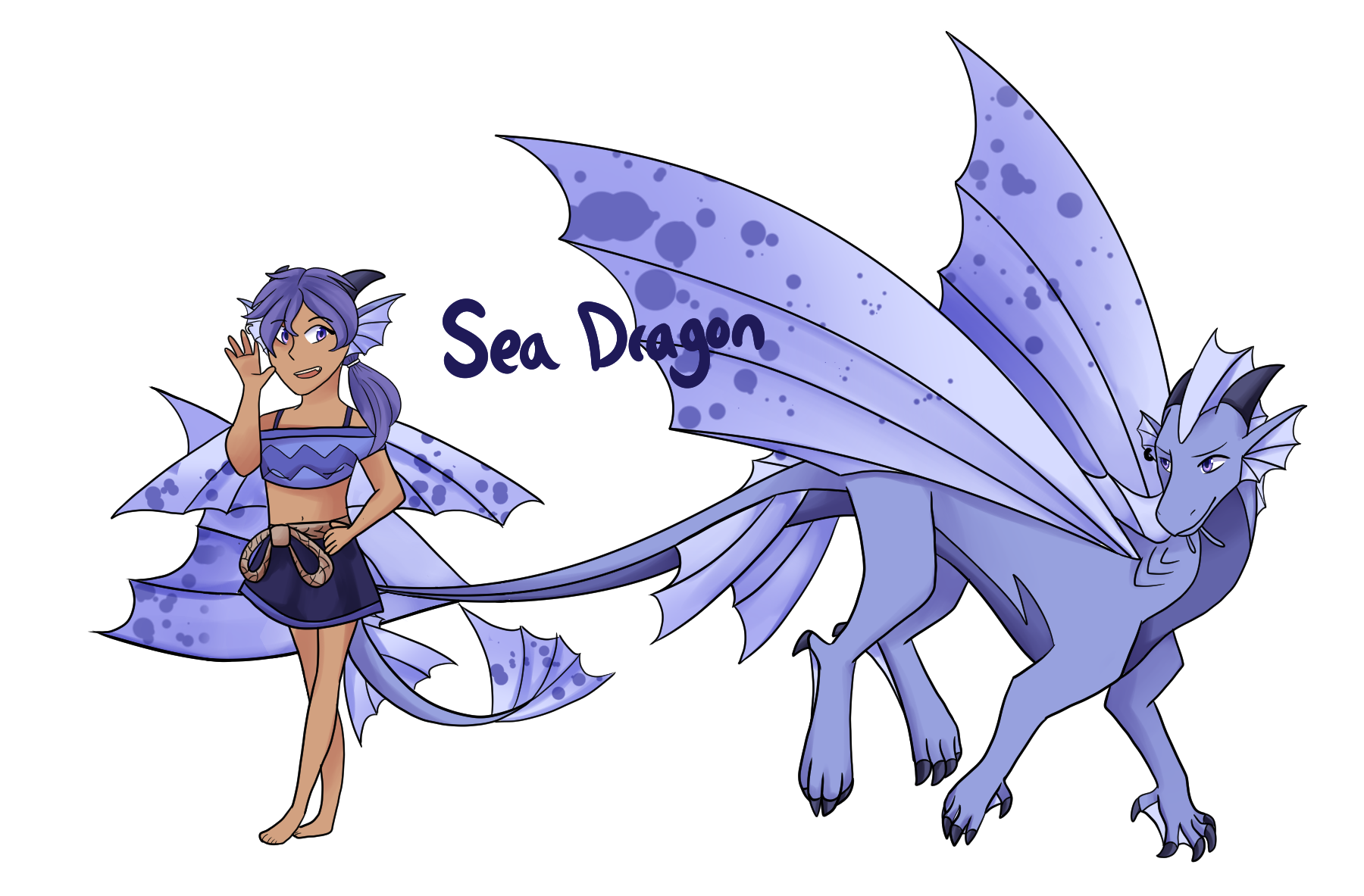Uwu ocean dragon, her name is Clarissa