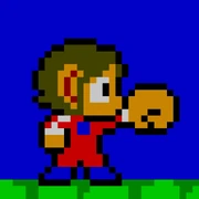 Alex Kidd punching