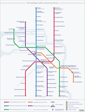 SPB metro map