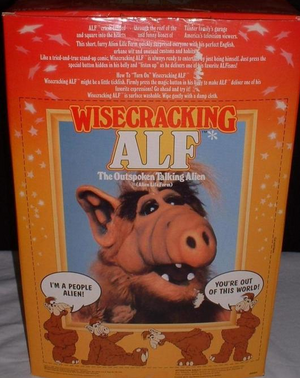 ALF talking doll back