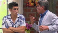 Jimmy junto con el Profesor Locatelli en la despedida.