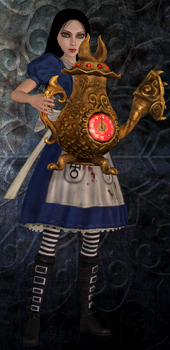 Alice with Teapot Cannon