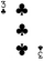 Three of Clubs