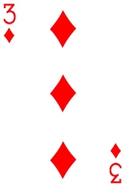 Three of Diamonds