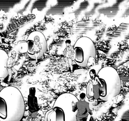 Nine Of Hearts Game Clear.png (1.34 MB) All the players walking out of their shelters and seeing how everything in the room is destroyed