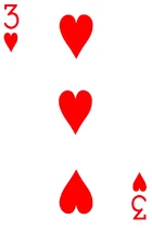 Three of Hearts