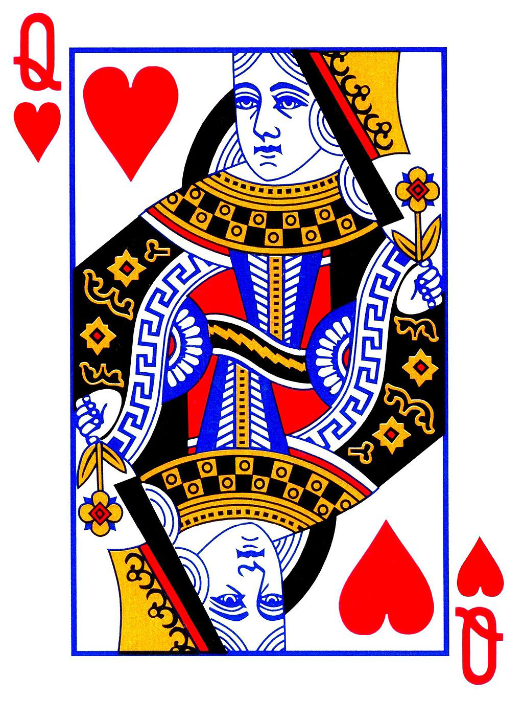 simple king of hearts card