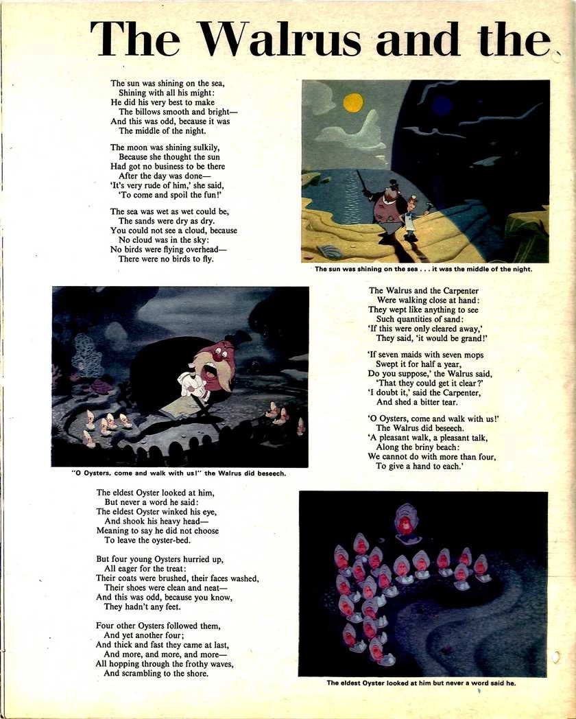 The Walrus and the Carpenter (characters) | Alice in Wonderland Wiki